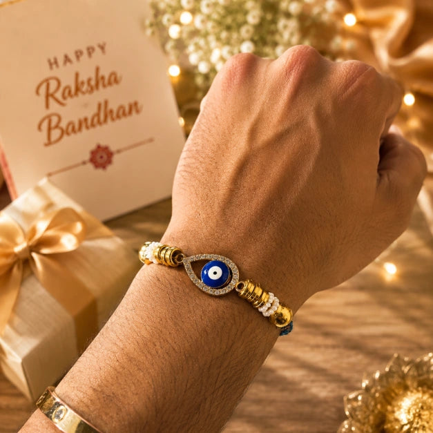 Perfect Jodi Rakhi and Ceramic Sipper Gift Hamper