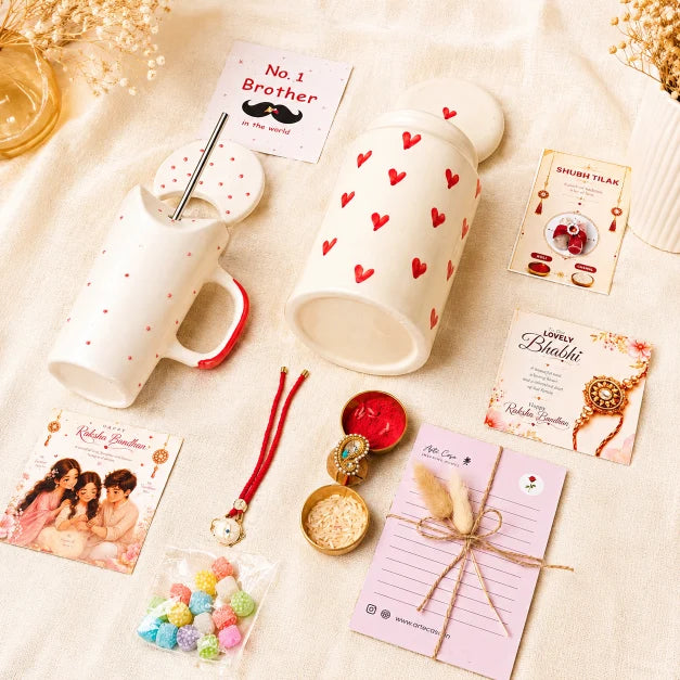 Heartfelt Sibling Love Rakhi Gift Hamper