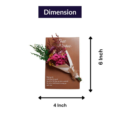 Everlasting Flower Greeting Cards Set of 5