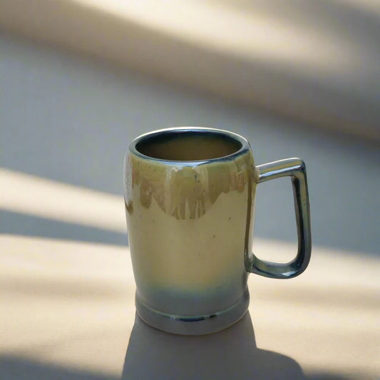 Classic Green Elegance Ceramic Mug - 350 ml