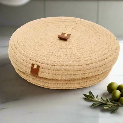 Versatile Cotton Rope Dry Fruit Box with Lid