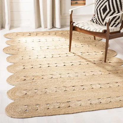 Natural Jute Braided Hallway & Bedside Rug & Runner