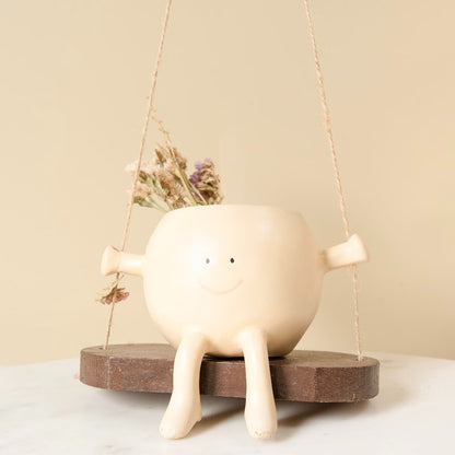 Elegant Cute Swing Planter Hanging Pot
