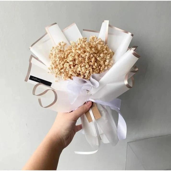 Dried Baby's Breath Flowers Bunch