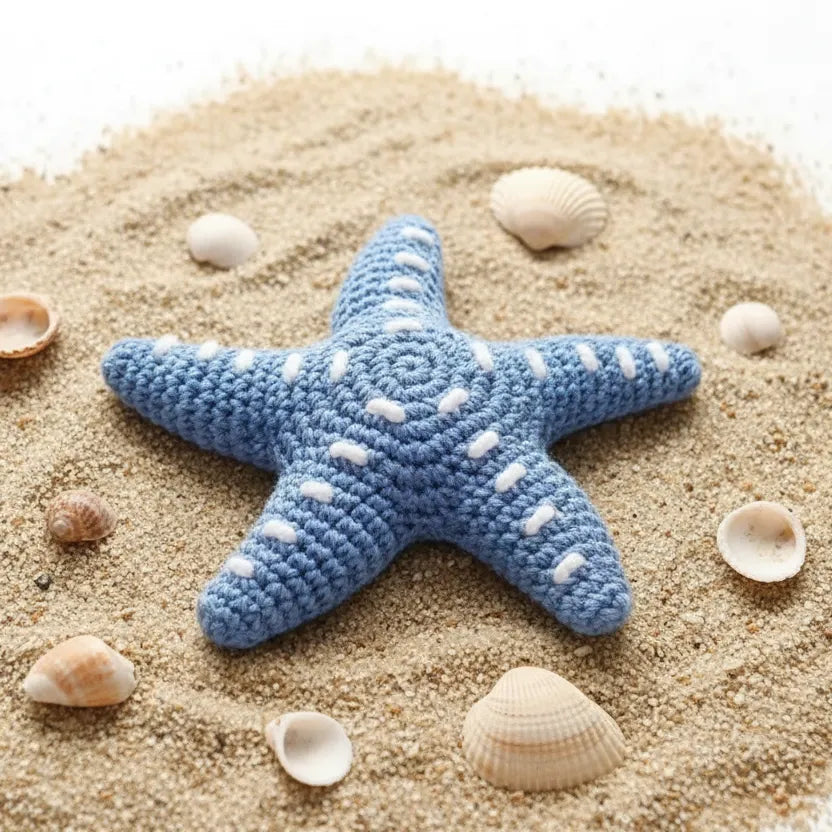 Crochet Sea Animal - Ocean Decor Collectibles - Starfish