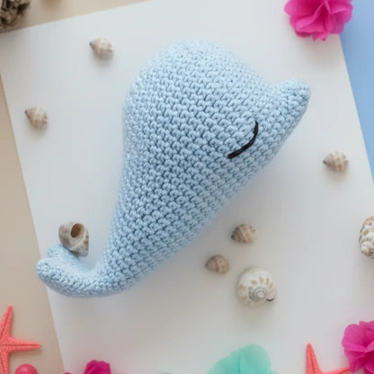 Crochet Sea Animal - Ocean Decor Collectibles - Whale