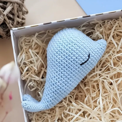 Crochet Sea Animal - Ocean Decor Collectibles - Whale