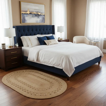 Elegant Oval Jute Braided Home Carpet & Runner