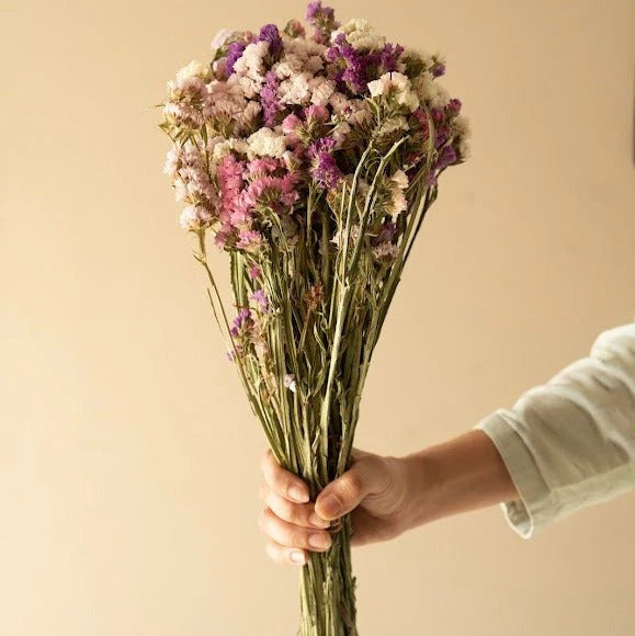 Colourful Statice Dried Flower Bunch