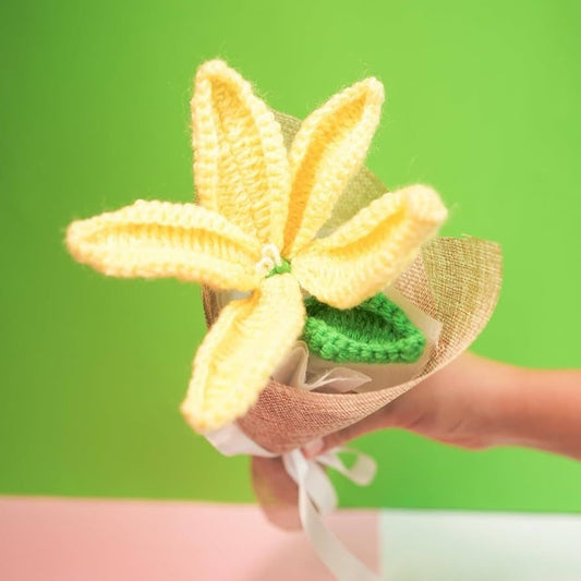 Handcrafted Crochet Flower - Premium Decor