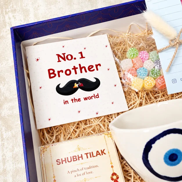 Evil Eye Rakhi Gift Hamper for Brother