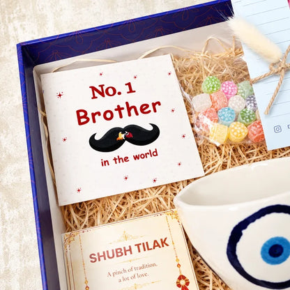 Evil Eye Rakhi Gift Hamper for Brother