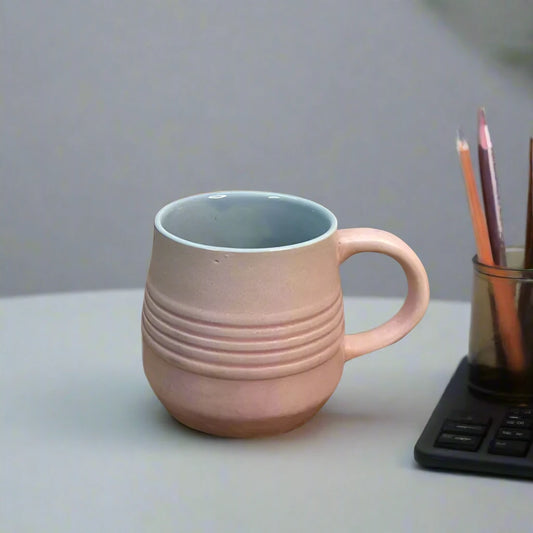 Pink Mist Whimsy Ceramic Mug - 250 ml