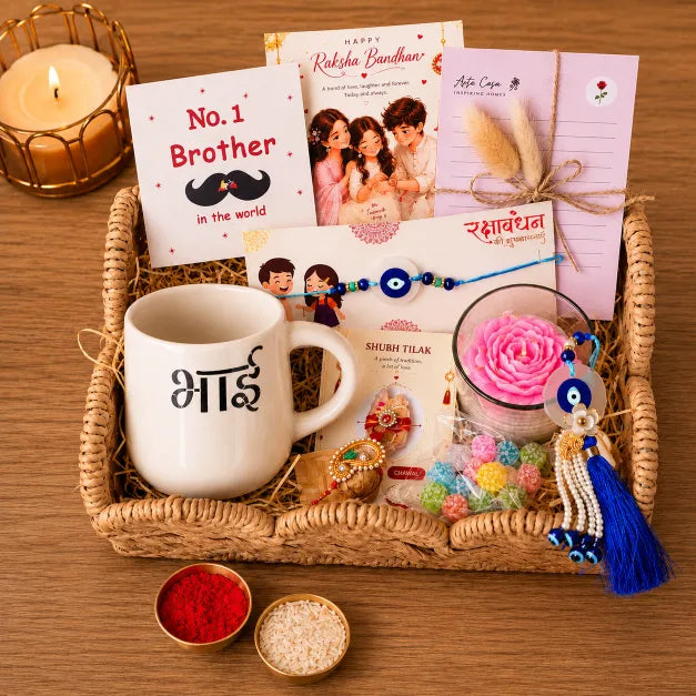 Divine Bond Rakhi Gift Hamper Box
