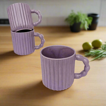 Elegant Artisanal Ceramic Beverage Mug - 310 ml