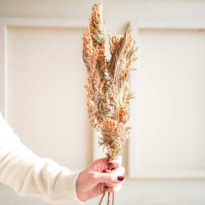 Dried Mimosa Flower Bunch Home Decor