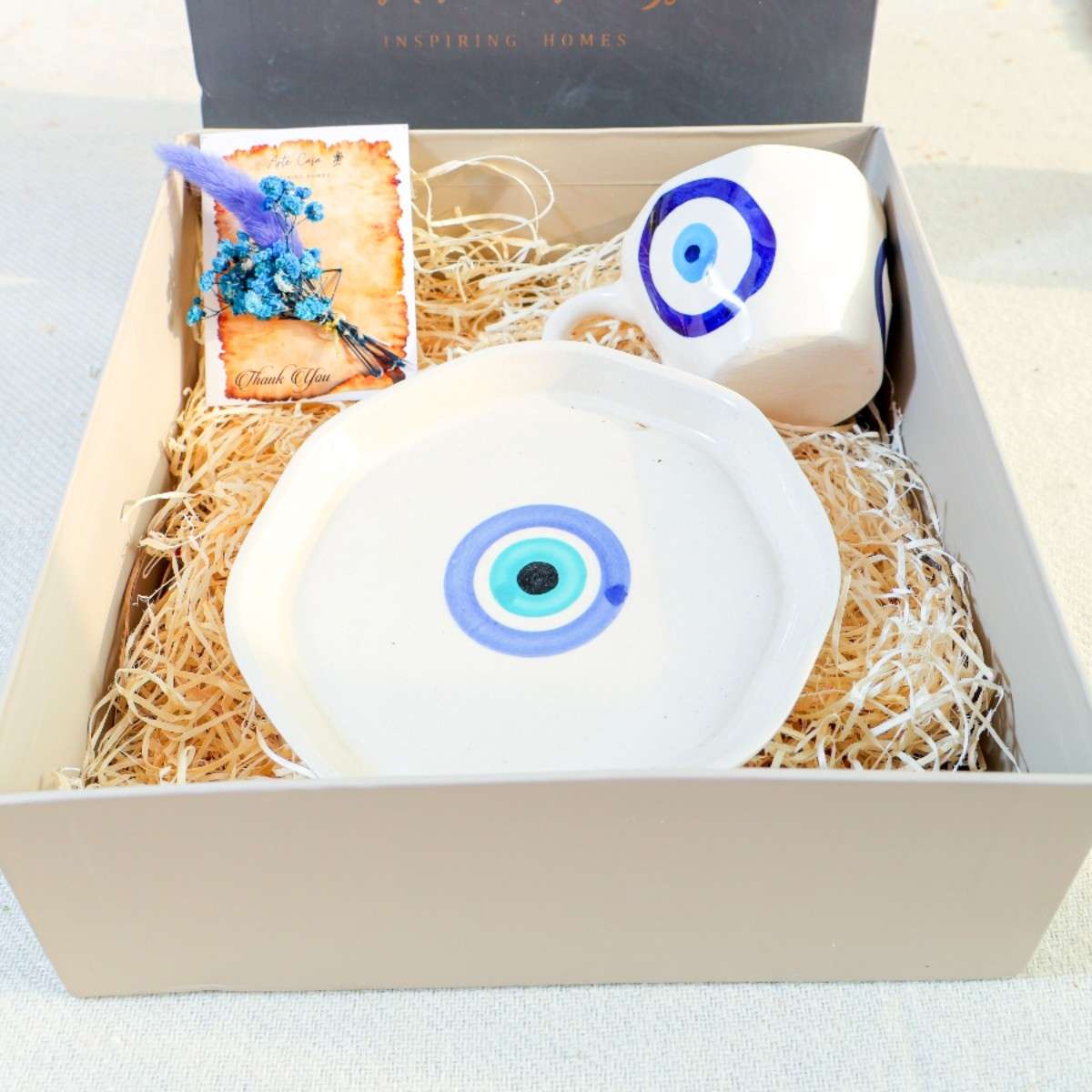 Nazar Ceramic Coffee Cup Gift Set