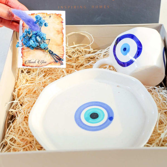 Nazar Ceramic Coffee Cup Gift Set