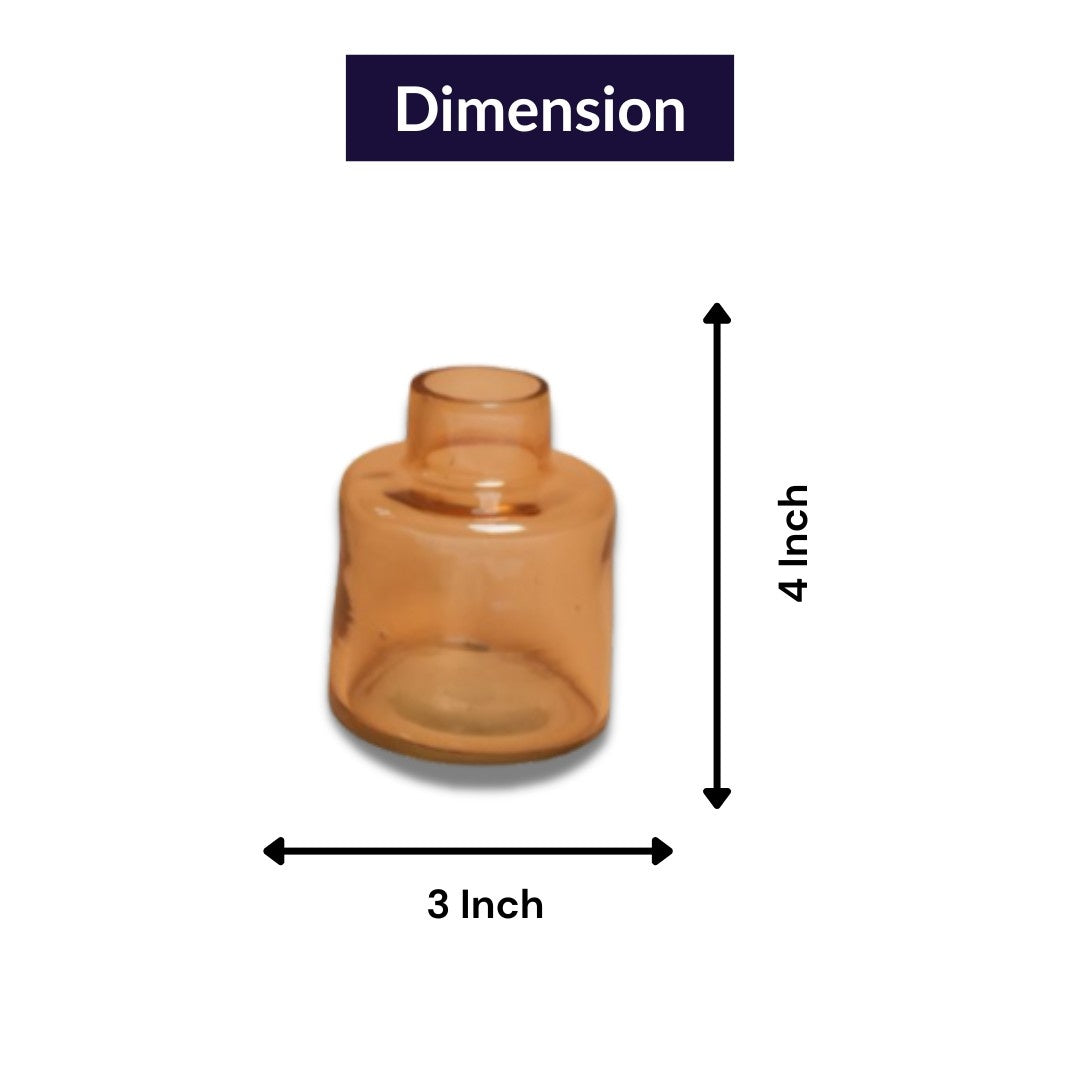 Little Blossom Dried Flower Glass Vase Gift Box
