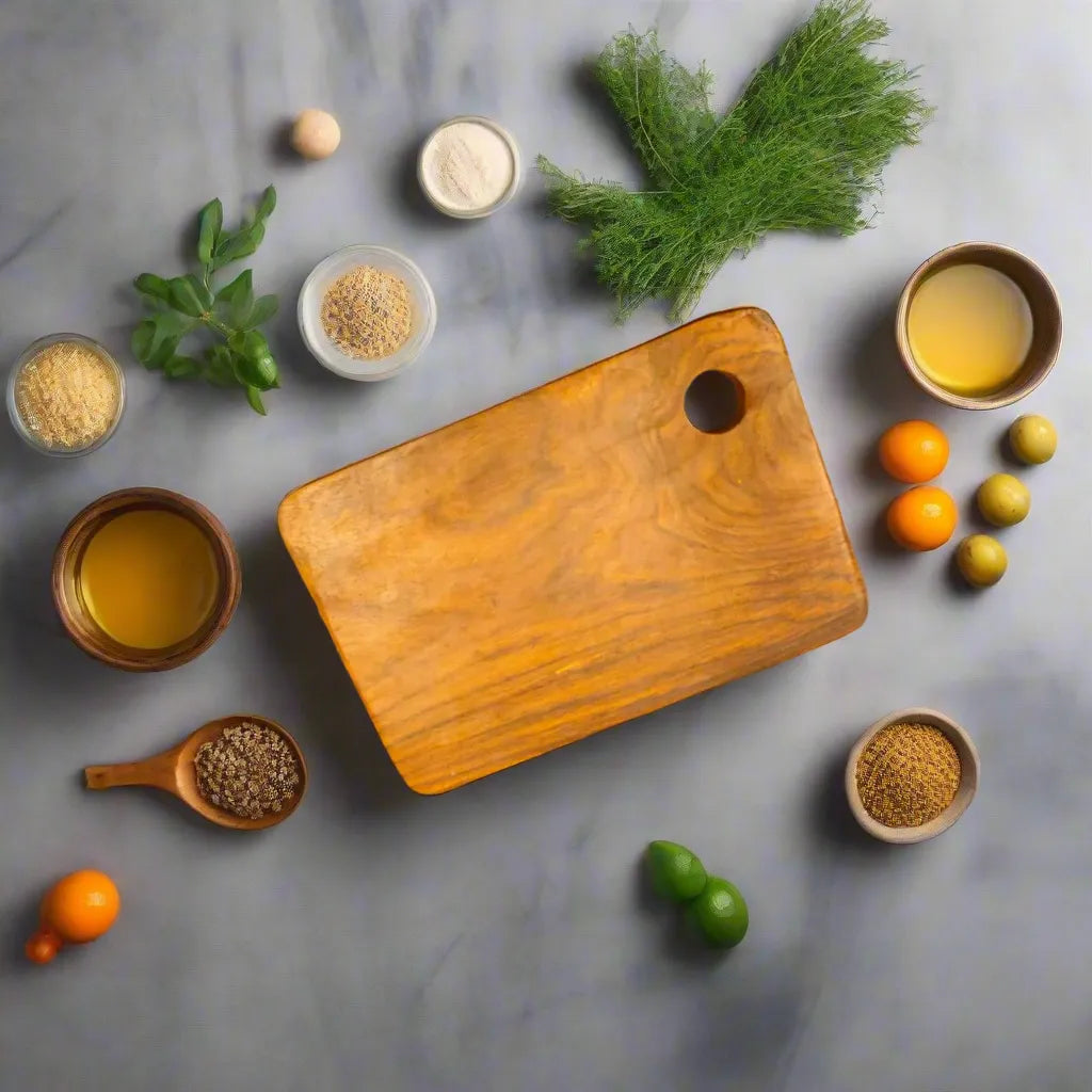 Wooden Chopping & Cutting Board - 12 inch x 8 inch