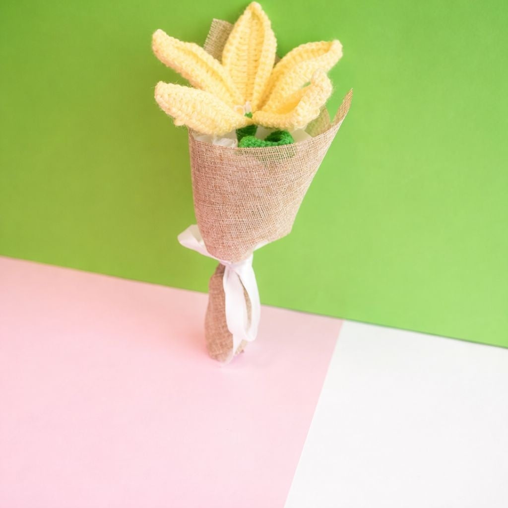 Handcrafted Crochet Flower - Premium Decor